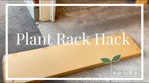 This is just what i needed to see! Plant Rack Hack Nikkeby Clothing Rack From Ikea Youtube