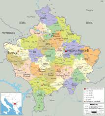 You can download map of kosovo polje. Detailed Political Map Of Kosovo Ezilon Maps