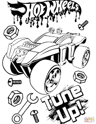 Monster truck coloring pages for kindergarten. Hot Monster Truck Coloring Page Free Printable Coloring Pages For Kids