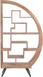 Shop our selection of half round folding tables. Urban Retro Acacia Wood Half Round Bookcase Cfs Furniture Uk