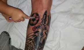 His tattoos aren't bad either, but what do they mean? Lionel Messi S New Tattoo Revealed On Instagram By Girlfriend Antonella Roccuzzo Daily Mail Online