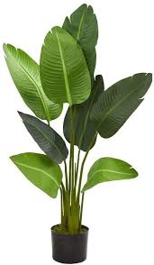 Travelers Palm Bird Of Paradise 42 Artificial Palm Tree In Planter Travellers Palm Artificial Tree Artificial Plants
