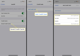 At the bottom, tap card nickname. How To Enable Or Change Autofill Information On An Iphone