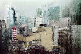 Glistening Hong Kong In The Rain Hong Kong Photography Hong Kong Abstract Artwork