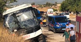 Fethiye Antalya Yolunda Otobus Yoldan Cikti 26 Yarali Antalya Fethiye Ve Kazan