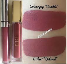 Dupe Milani Matte Lip Cream 03 Beloved Colourpop Ultra Matte Lipstick Bumble Beloved Is A Touch Darker But Once Milani Beloved Lipstick Dupes Makeup Dupes