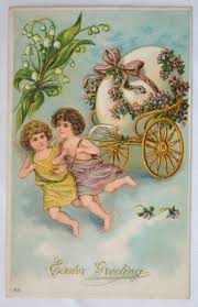 Pin By Christiescurios On Paper Dolls In 2021 Easter Postcards Easter Greetings Vintage Easter Postcards