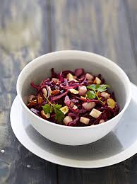 Salade De Chou Rouge Aux Poires Et Noisettes Recette Salade Chou Rouge Salade De Chou Recette Salade De Chou
