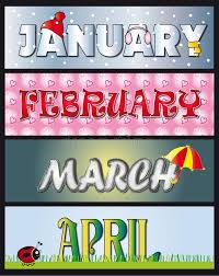 January February March April Arts Month January February March April February Images