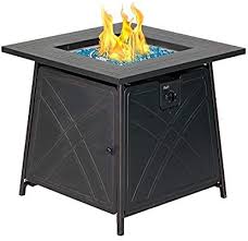 Amazon Com Bali Outdoors Gas Fire Pit Table 28 Inch 50 000 Btu Square Outdoor Propane Fire In 2020 Propane Fire Pit Table Gas Fire Pit Table Outdoor Propane Fire Pit