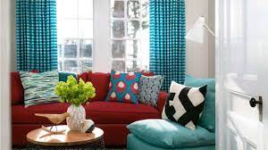 Bright Turquoise And Red Interior Design Ideas Wohnzimmer Farbe Rote Wohnzimmer Innenarchitektur Wohnzimmer