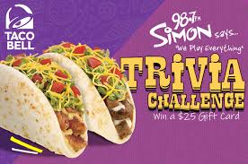 Displaying 22 questions associated with risk. Trivia Challenge Presented By Taco Bell
