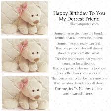 Birthday Message To A Dear Friend Happy Birthday My Dearest Friend Pictures Photos And Images For Facebook T Happy Birthday Wishes Cards Cute Happy Birthday Wishes Happy Birthday Dear Friend