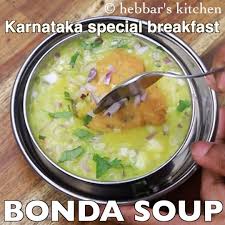 4 201 Likes 29 Comments Hebbar S Kitchen Hebbars Kitchen On Instagram Bonda Soup Recipe Urad Dal Fritters In A Moong Da Soup Recipes Fritters Recipes