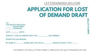 Use this handy professional driver cover letter sample and writing guide to get started on yours. Driving Licence Lost Application Sample Application For Lost Of Driving Licence Letters In English