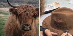 Hat Burning Workshop and Bailup Highland Cows