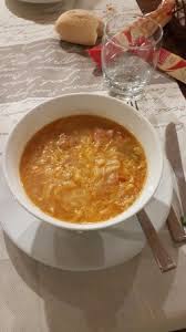 Un piatto povero di antica tradizione; Minestra Di Riso Con Verze E Pasta Di Salame Picture Of La Bissola Cremona Tripadvisor