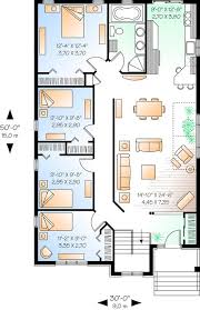Explore 2 bedroom 2 bathroom floor plans now all our 2 bedroom floor plans can be easily modified. House Plan 034 00695 Narrow Lot Plan 1 433 Square Feet 4 Bedrooms 1 Bathroom Bungalow Floor Plans Narrow House Plans Drummond House Plans