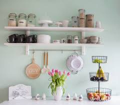 Ein Neues Kuchenregal Und Das Drama Um Die Wandfarbe Mint Kitchen Shelves Mint Walls New Kitchen