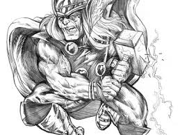 Thor drawing by jasmina susak. Thor Sketch By Nicholas Roberts On Dribbble