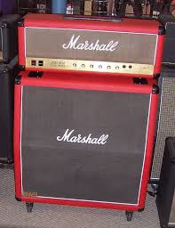 Marshall Jcm 800 2204 50 Watt Lead Half Stack 1986 Red Tolex Axeshop Inc Reverb Marshall Fender American Vintage Stack