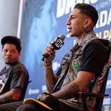 A lot of people saying that leo leo santa cruz was too small so we just wanted to — i say i'm great so it's. Mario Barrios Says He S Ready To Face Best Version Of Gervonta Davis Bad Left Hook
