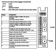 Rear 2003 Sl500 Fuse And Relay Box Location Wiring Diagrams