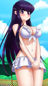 alternate costume breasts female female only komi-san wa  komyushou desu komi shouko lukari 90 solo tagme 