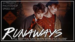 While they performed as part of the jyp nation concert and opened for the wonder girls, jj project didn't do a whole lot during their initial . Jj Project Runaways Got7 Photoshop Speed Art Youtube
