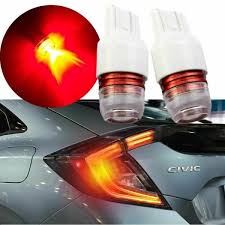 Details About Red Flashing Strobe Light Led Bulbs For Honda Civic 2012 2019 Brake Tail Light