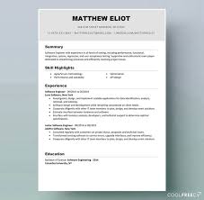 Resume Templates Examples Free Word Doc