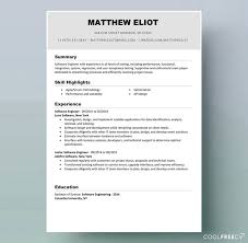Download in a single click. Resume Templates Examples Free Word Doc