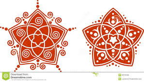 Venus Flower Pentagram Golden Ratio Flower Of Life Symbol Pentagram Pattern Drawing