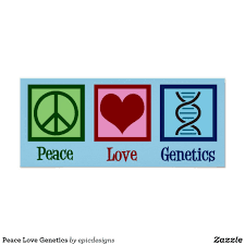 Peace Love Genetics Poster For A Geneticist Genetics Geneticist Peace And Love White Elephant Gifts Funny Custom Holiday Card