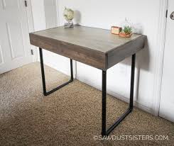 The set comes with everything you. Build A Small Computer Desk With Pipe Legs Free Plans Sawdust Sisters