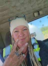 Pregnant woman driving trucks and career choices