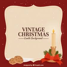 Check spelling or type a new query. Free Vector Vintage Christmas Background With A Candles And Cookies