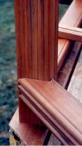 Before you go through the hassle of a traditional blocking method for your deck posts, consider buying a handful of these nifty bolts and save yourself time. Railings Installing Wood Deck Rail Posts Diy Deck Plans