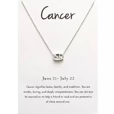 Cancer necklace with 4 font styles, cancer zodiac sign necklace, cancer horoscope necklace, astrology cancer birthday gift idea, cancer star blackwhitecustomize 5 out of 5 stars (1,092) sale price $24.95 $ 24.95 $ 49.90 original price $49.90 (50% off. Jewelry Cancer Zodiac Sign Necklace Poshmark