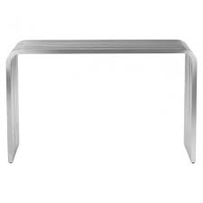 Solid wood console table sofa table, modern entryway hall table w/with 7 drawers, 1 cabinet and 1 shelf, entryway side table for living room, bedrooms and hallway, easy to assemble (white) 3.7 out of 5 stars 3. Lattica Round Edge Console Table Silver Clanbay