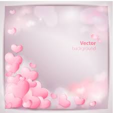 Romantic Heart Shaped Pink Gradient Background Material Wedding Background Vector Free Vector