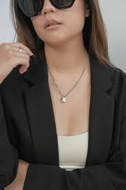 Silver Padlock Necklace Silver Lock Necklace Punk Necklace Unisex Tarnish  Free