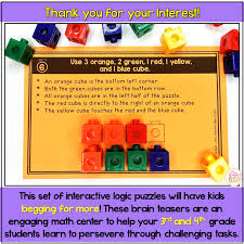 Play cool online math games for 3rd grade with our huge collection of learning games. Math Logic Puzzles Set 3 And 4 Bundle Mrs Winter S Bliss