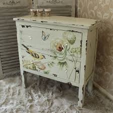 Cream Chest Of Drawers Painted Bedroom Furniture French Shabby Chic In Home Furniture Whimsical Painted Furniture Painted Bedroom Furniture Painted Furniture