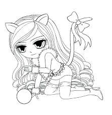 Not every kitty is a cuddly ball of adorable fur, but even ugly cats can make for some cute feline friends. Chibi Anime Cat Girl Coloring Pages