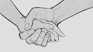 Affection Animelover Grey Hands Lgbtq Love Manga Monoc Hand Drawing Reference Color Pencil Illustration Couple Poses Drawing