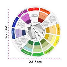 Us 19 31 31 Off Atomus 10pcs Tattoo Ink Color Wheel Chart Microblanding Makeup Accessories Micro Pigment Color Wheel Guide To Mixing Color In Tattoo
