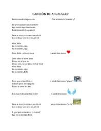 Sueño cuando era pequeño sin preocupación en el corazón sido venga aquel momento se desapareció se desapareció. Sofia Alvaro Soler Worksheets Teaching Resources Tpt