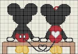 Minnie And Mickey Mouse C2c Disney Cross Stitch Patterns Disney Cross Stitch Cross Stitch Patterns