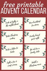 Ideas For A Simple Christmas Advent Calendar Includes Free Advent Calen Christmas Advent Calendar Diy Christmas Tree Advent Calendar Advent Calendars For Kids